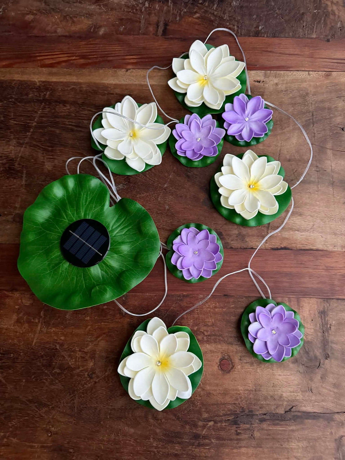 Lotus ketting met Solar - 8 bloemen