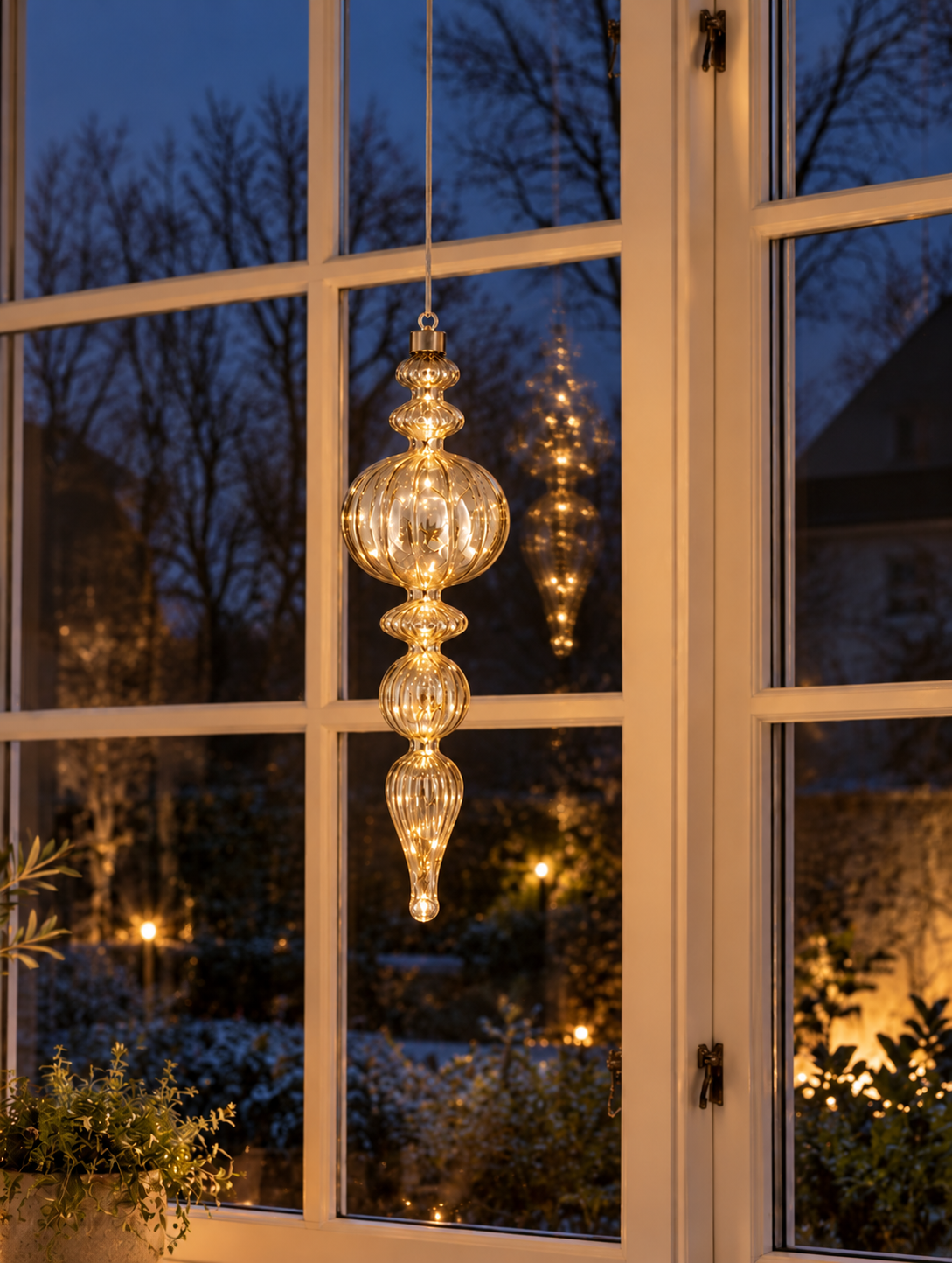 Druppel met led licht - om op te hangen