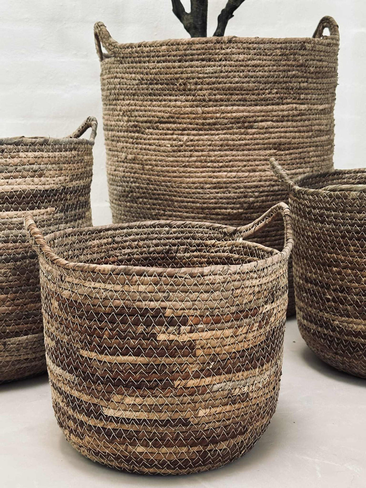 Manden Naturel - Set van 4 stuks