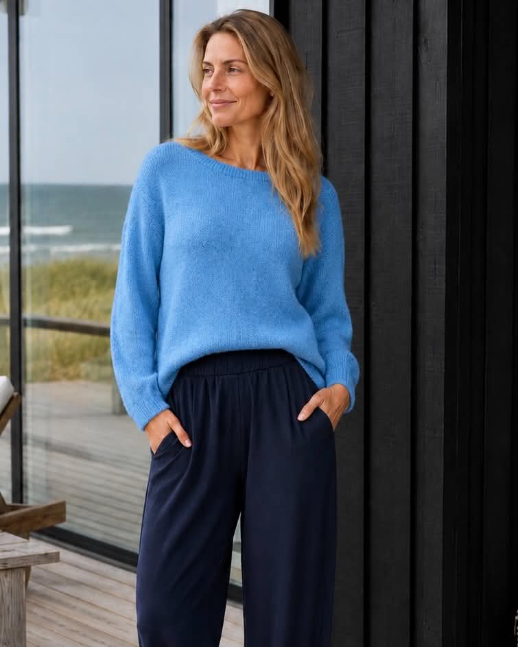 Alpacha trui Depeche - Jeans blue