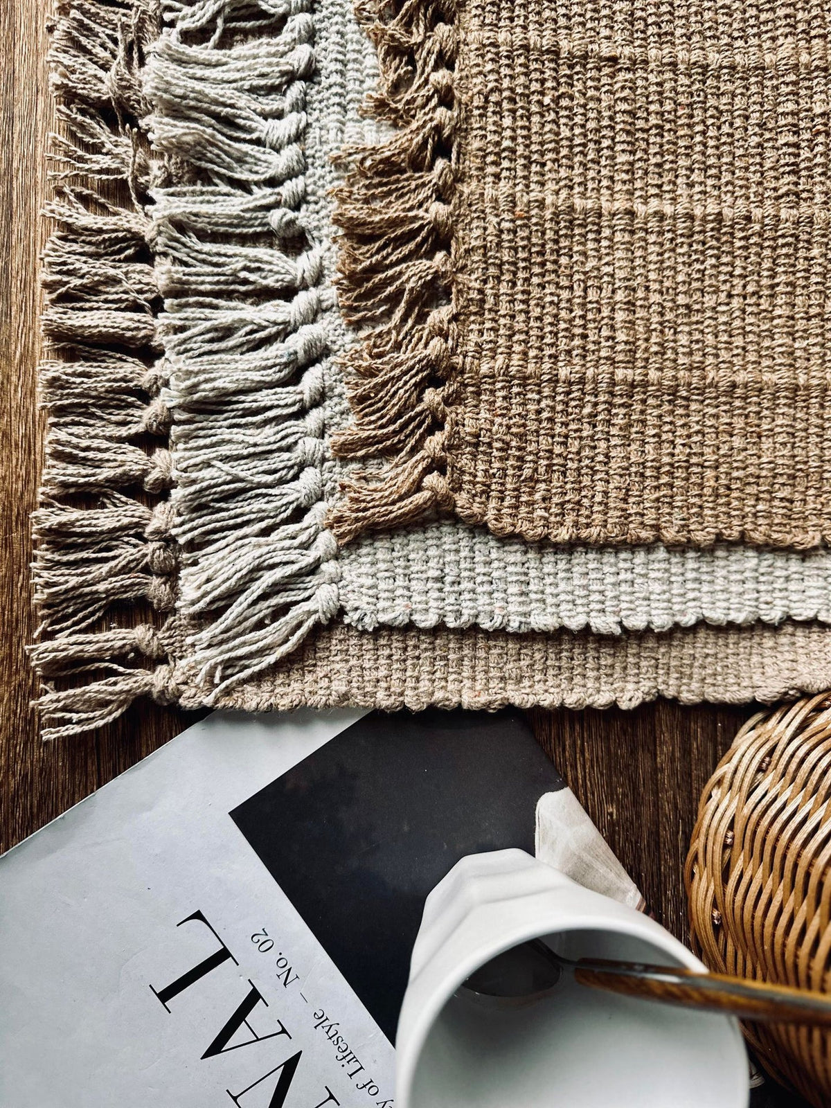 Placemat Beige - Recycling Cotton