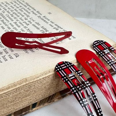 Haarspeldjes Scottish Red - 4 stuks