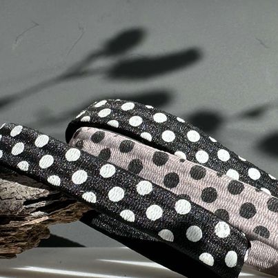 Haarelastieken Black / Grey - 3 stuks