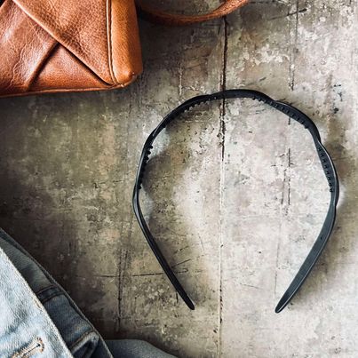 Haarband Twist Mat Black