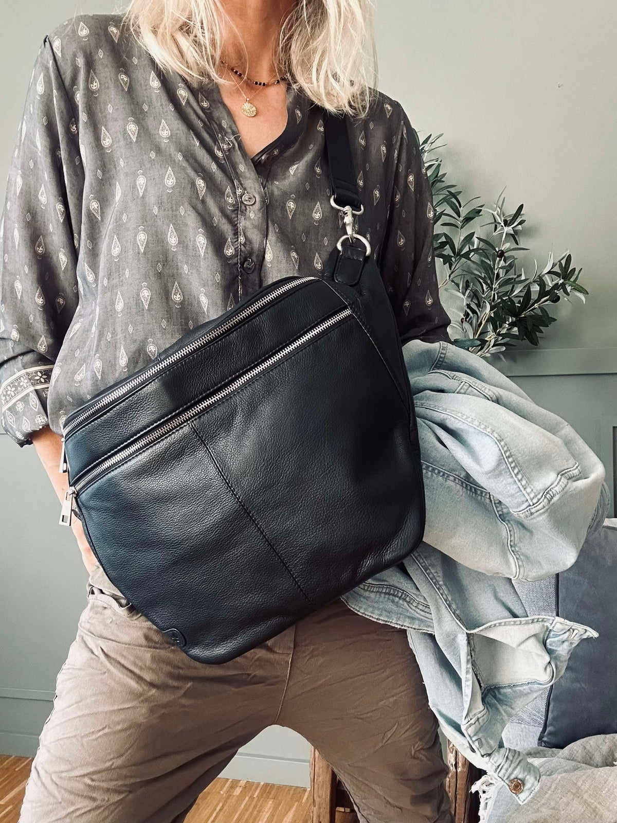 Bumbag BIG Astrid - Zwart / Zilver