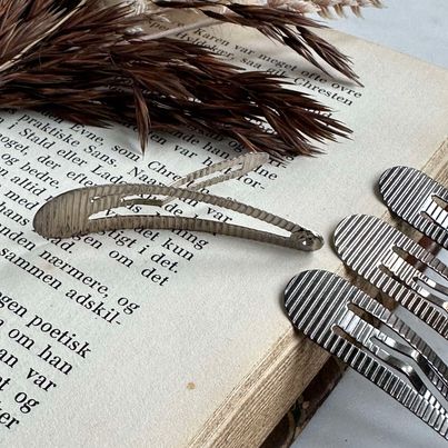Haarspeldjes Silver Shine - 4 stuks