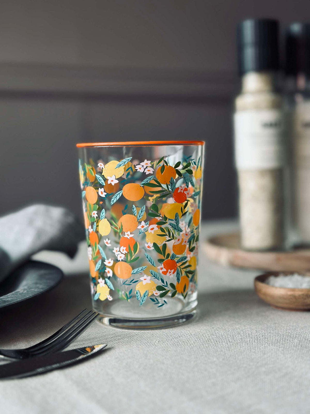 Drinkglas FLORA - Set van 4 glazen