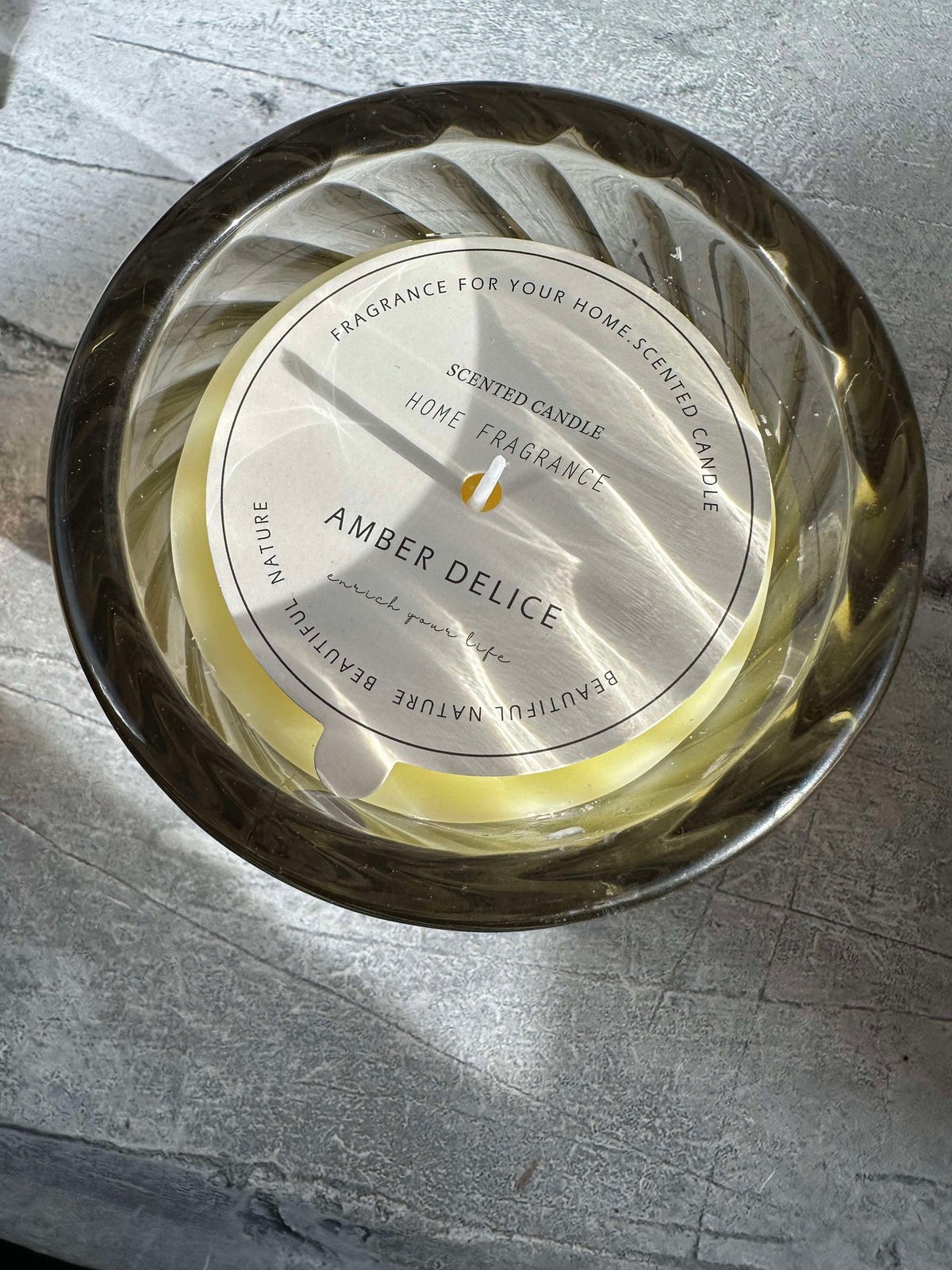 Geurkaars in glas - ABSOLUTE TABAC