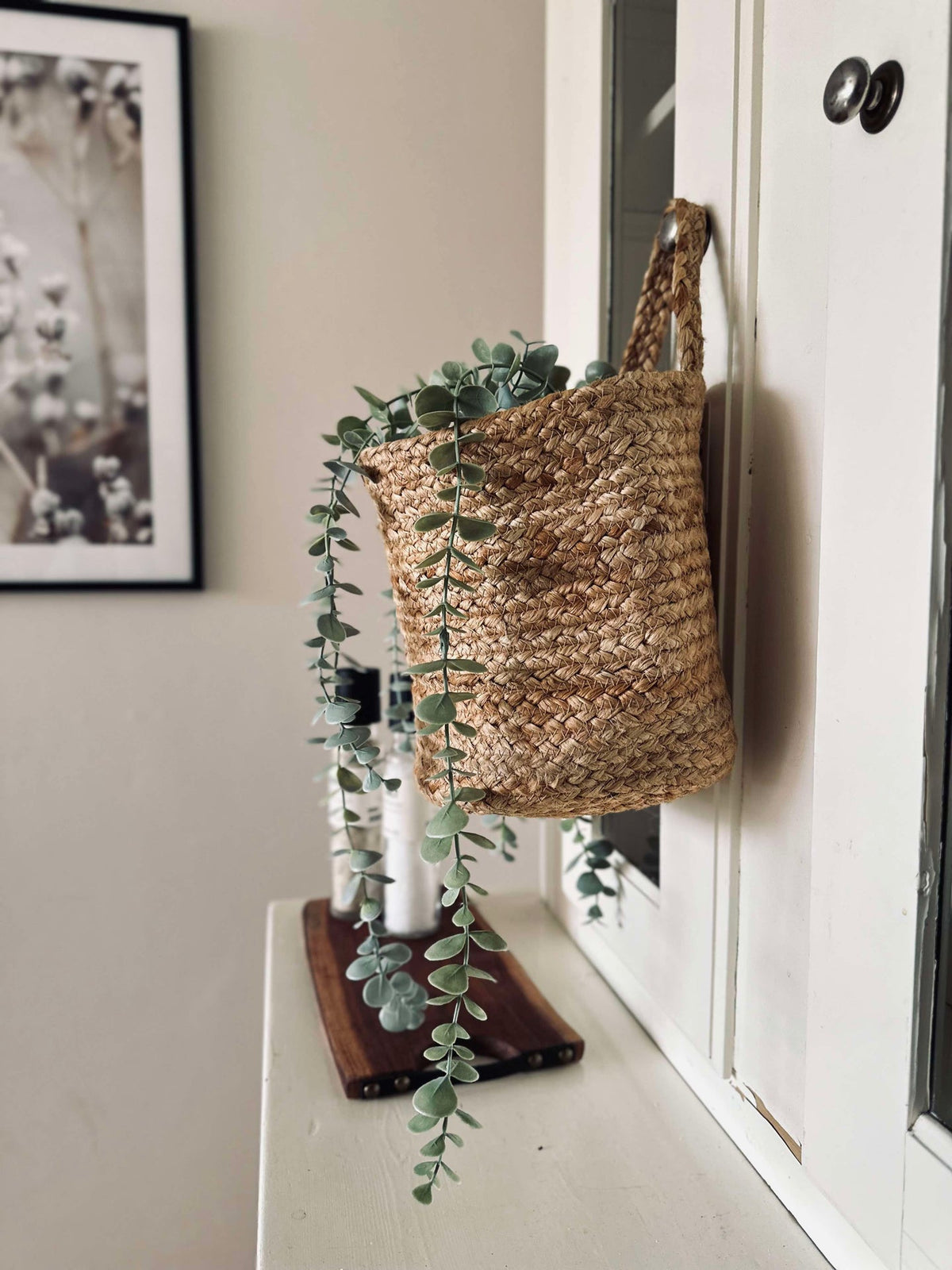 Hangmand met handgreep - Jute medium