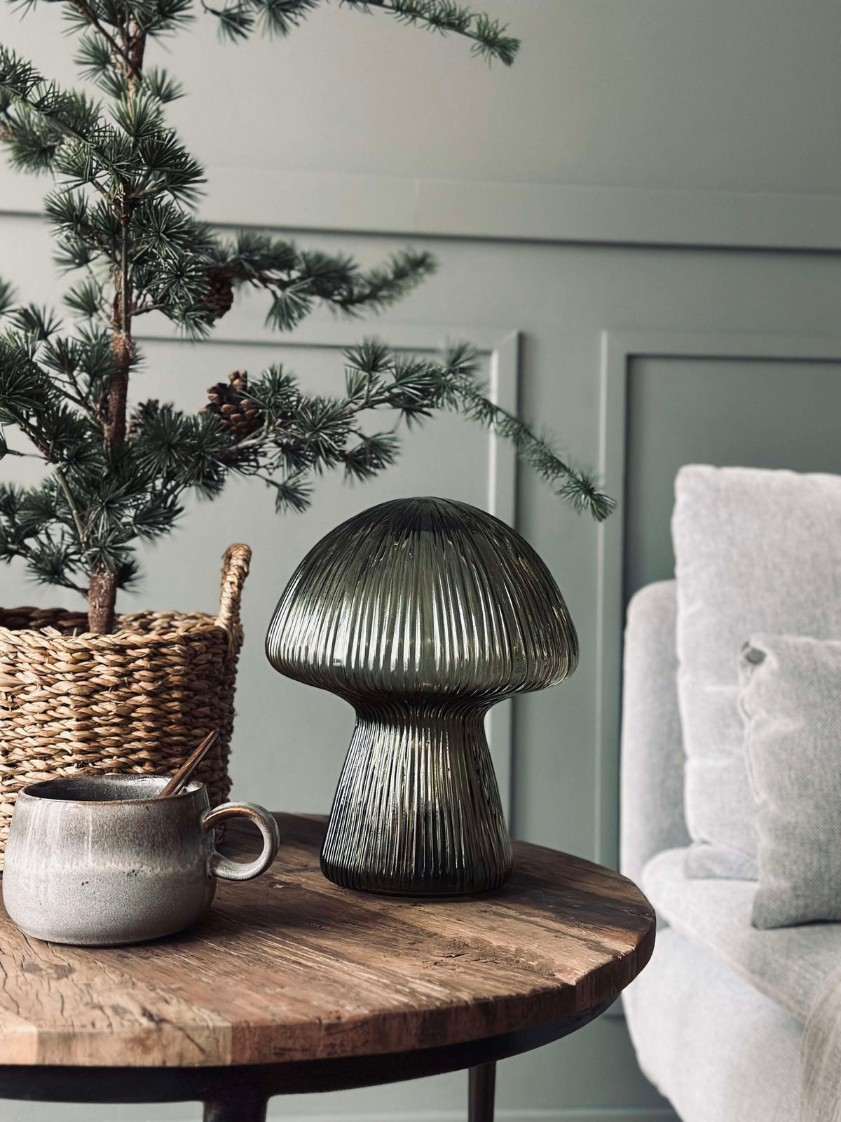 Mushroom met groeven - Groen