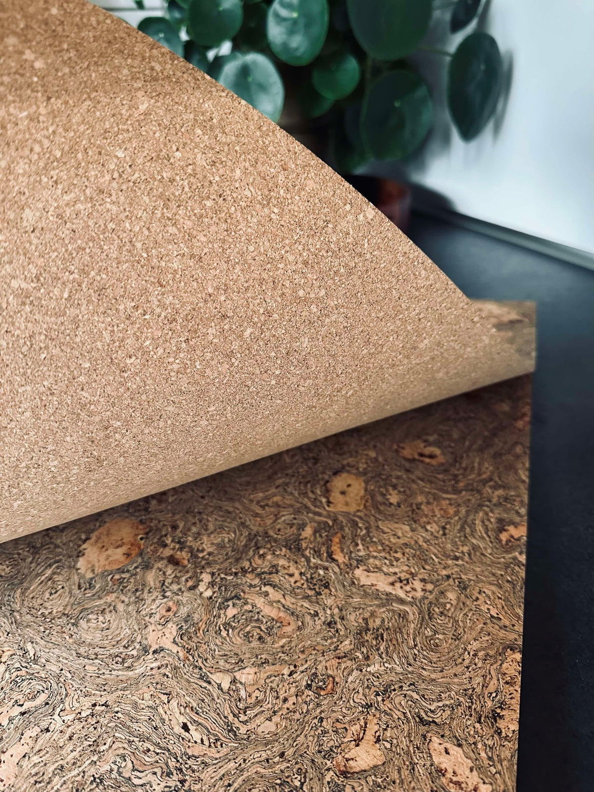 Kurkplaat 60×90 – Iceberg grey
