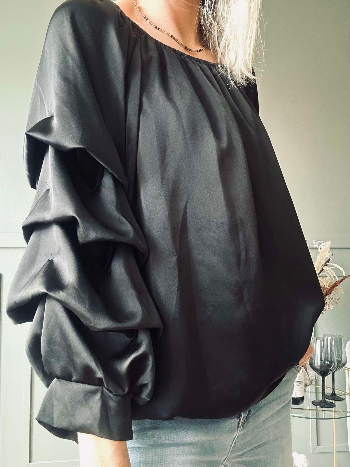 Blouse Jenny - Zijde look