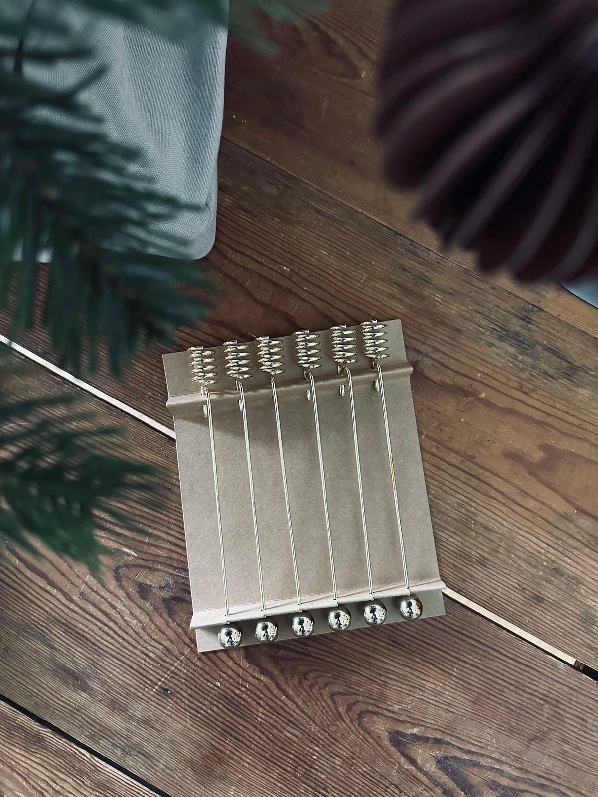 Kaarshouder voor kerstboom Gold - 6 st.