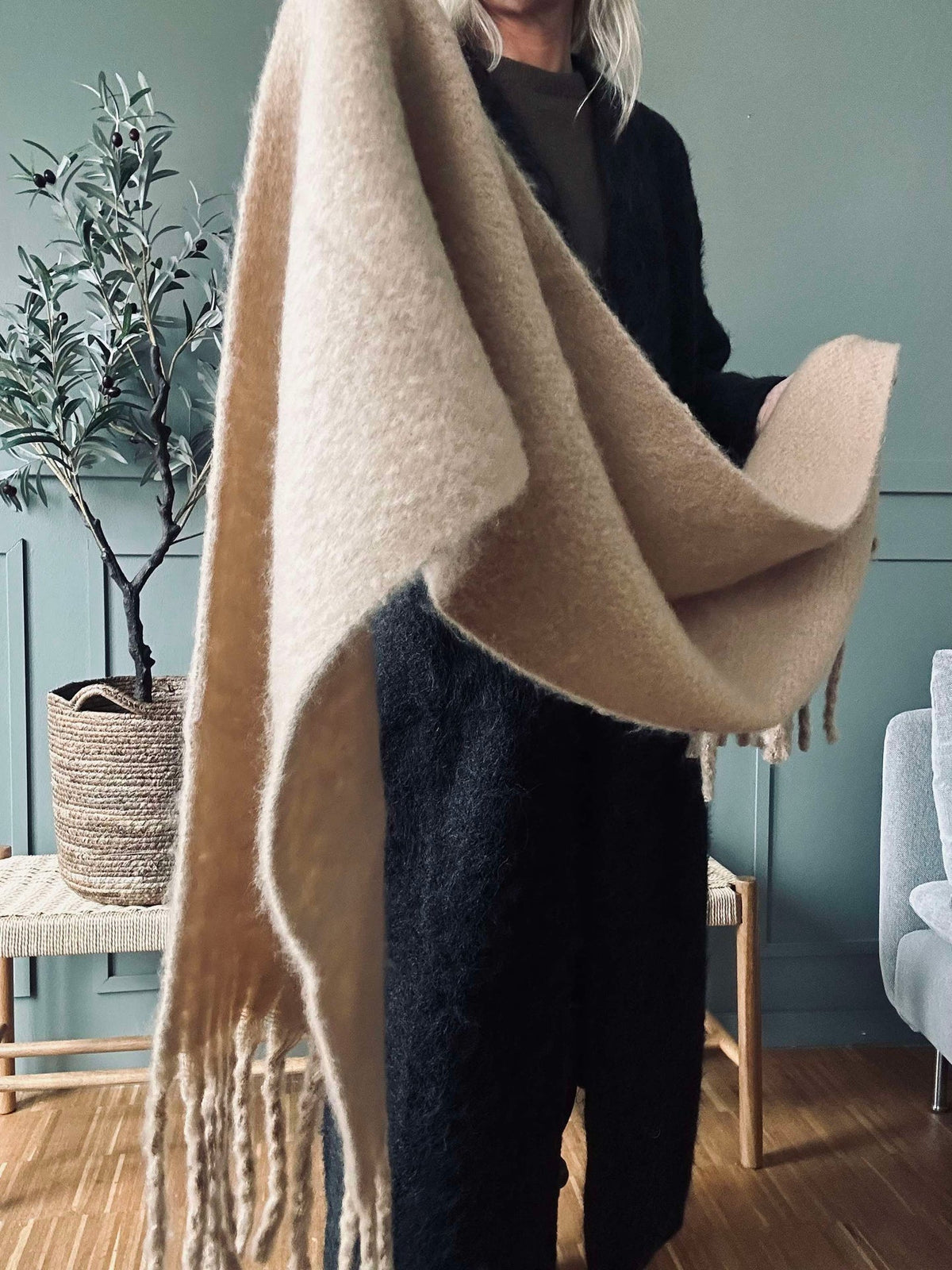 Sjaal Beige