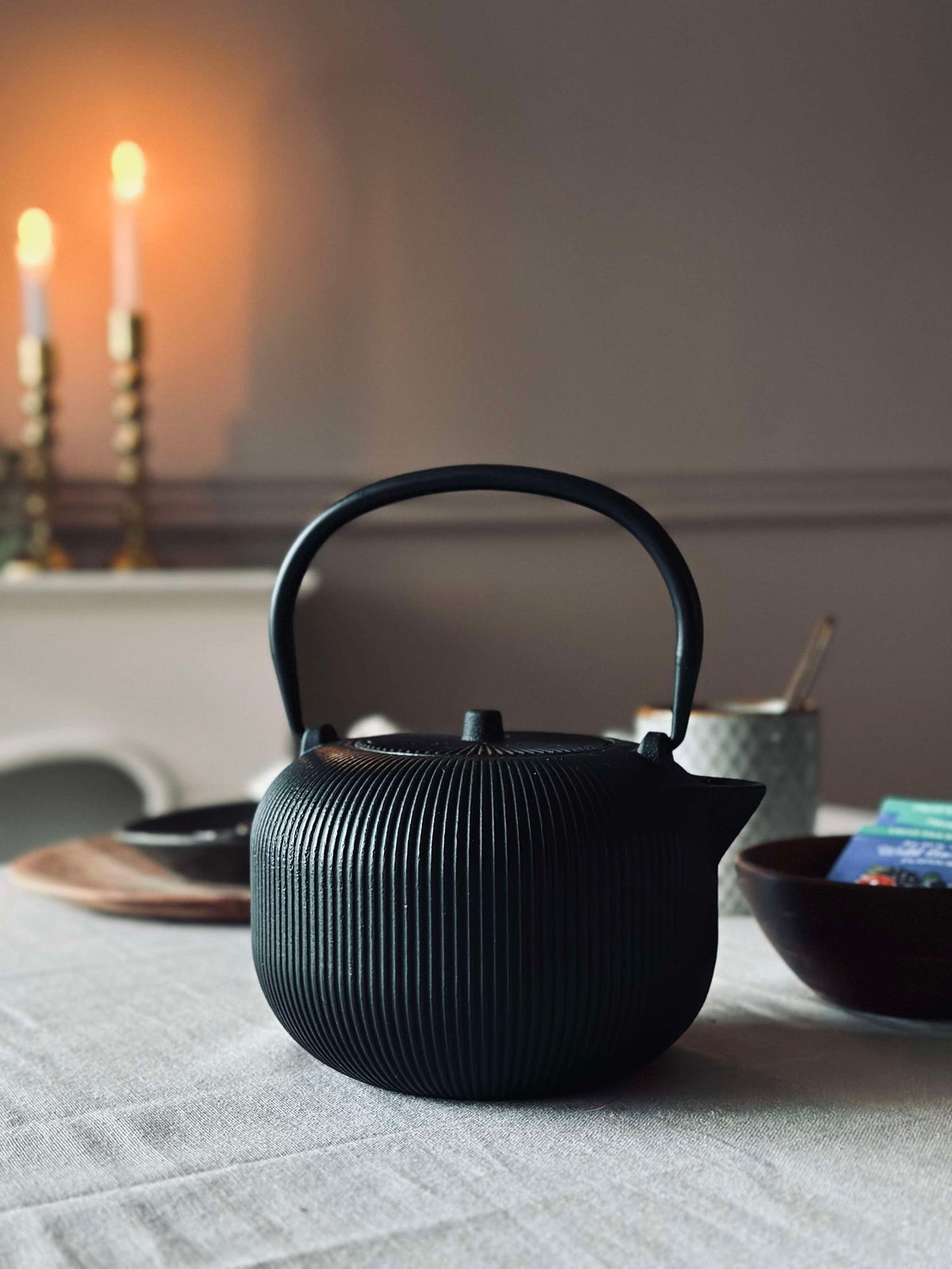 Theepot van gietijzer - 1 l.