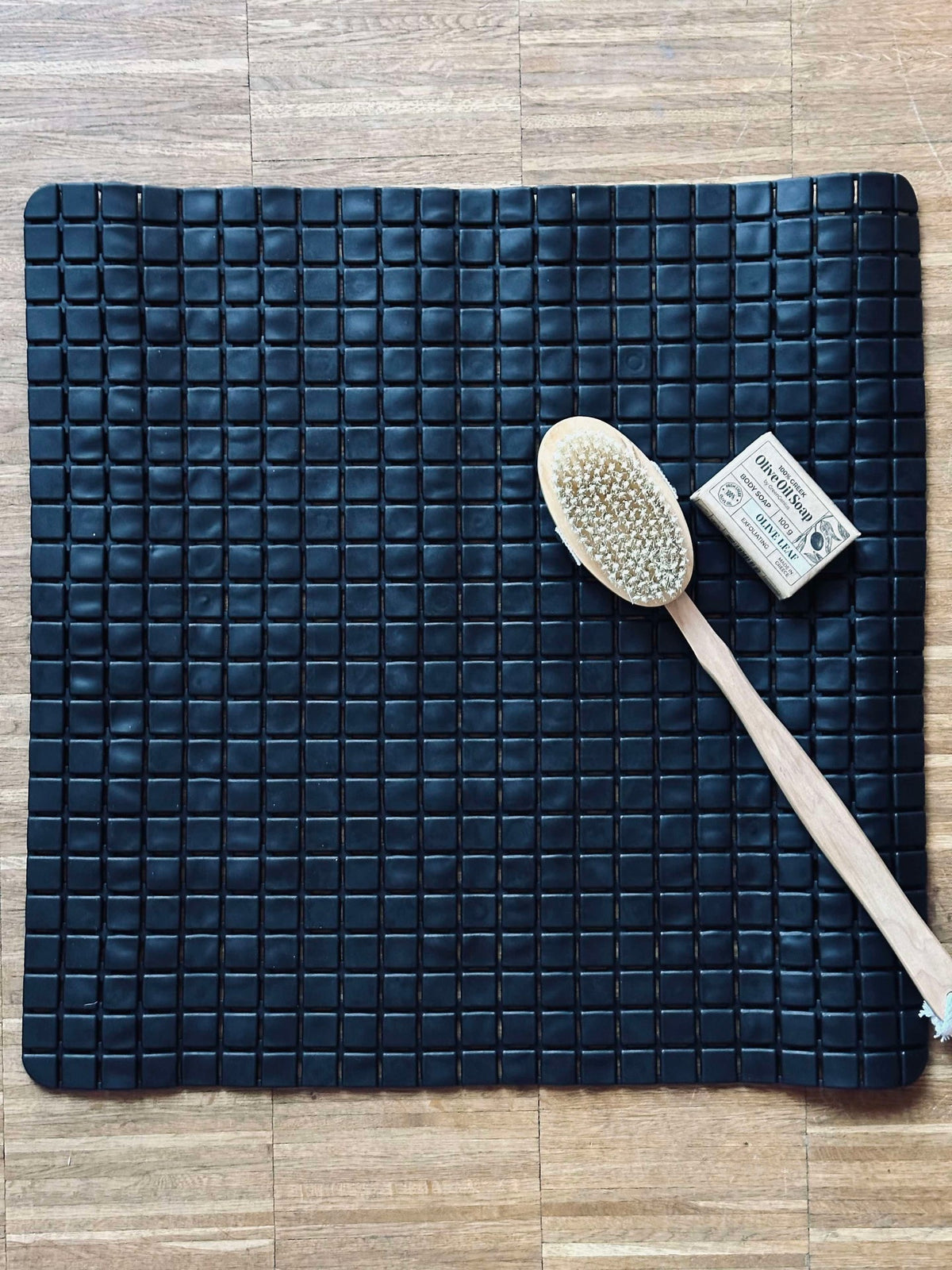 Badmat met zuignappen - Black
