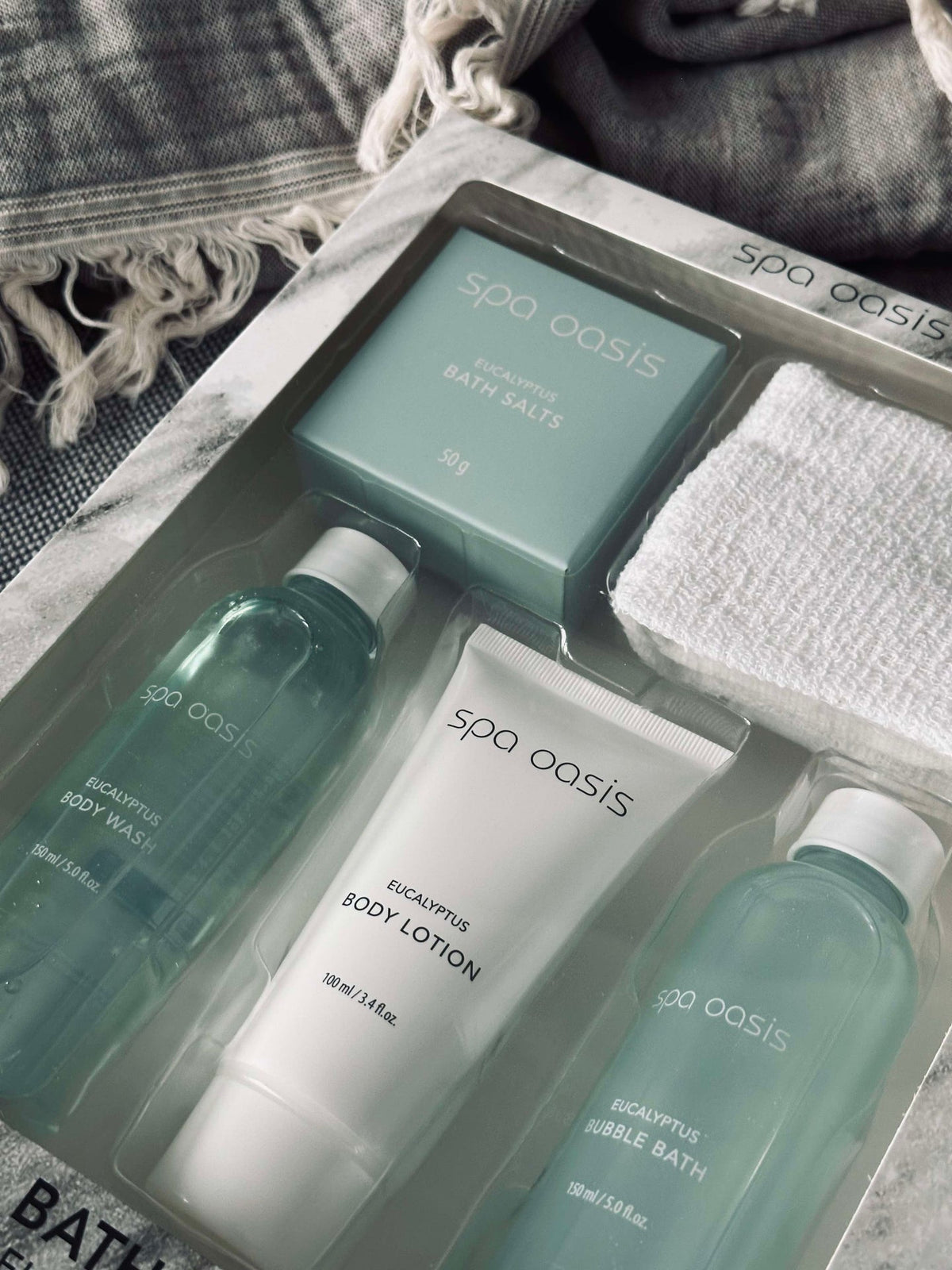 Cadeauset Green eucalyptus - set van 5 st.