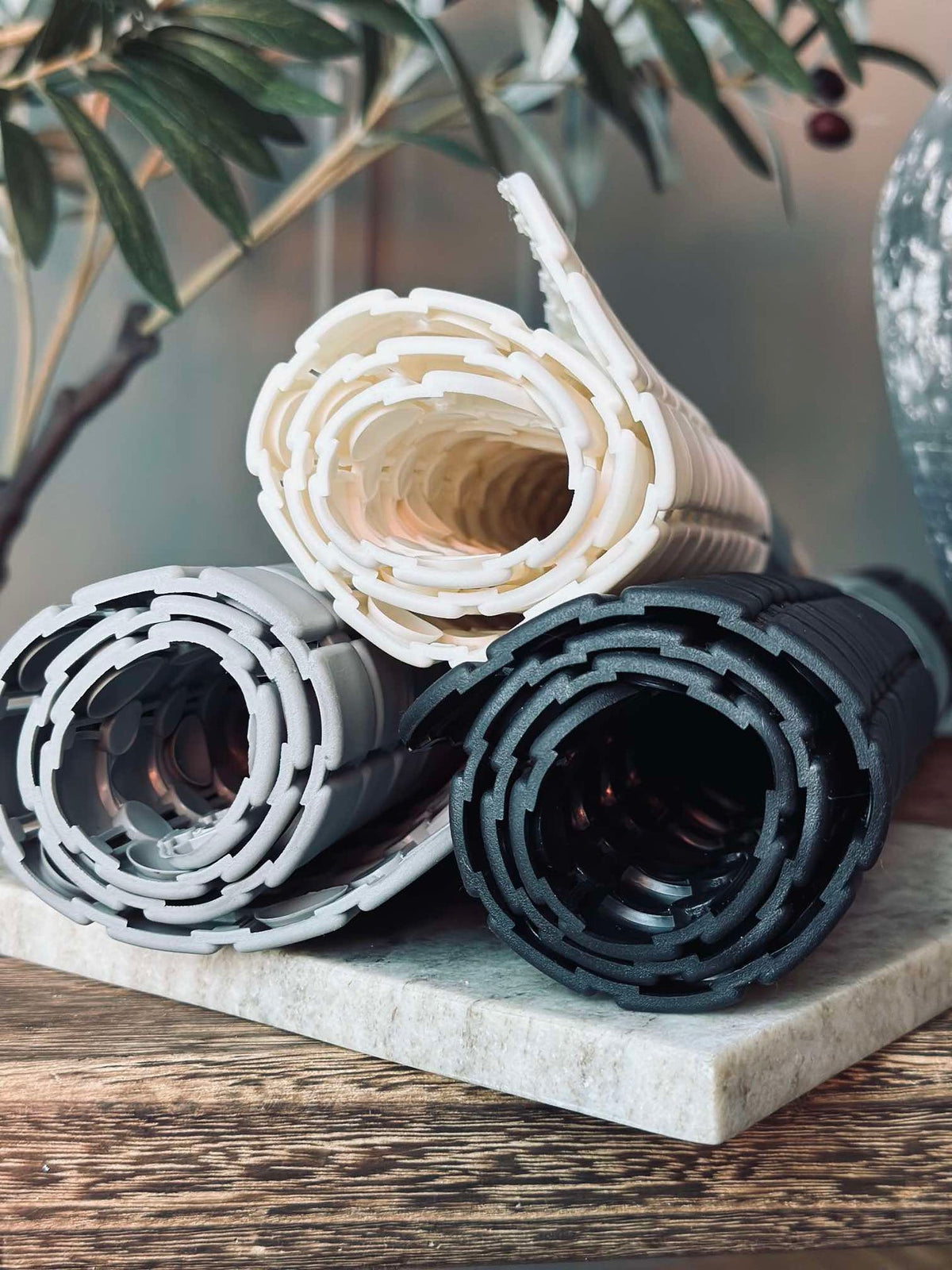 Badmat met zuignappen - Grey