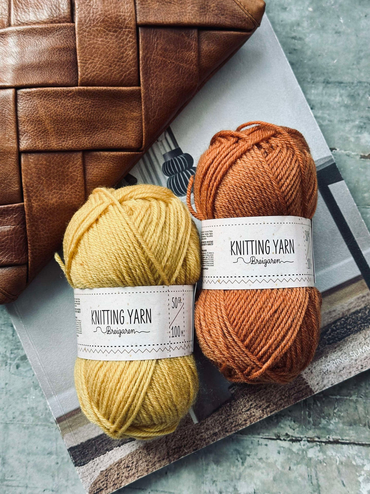 Garen Polyester 50 gram - Oranje