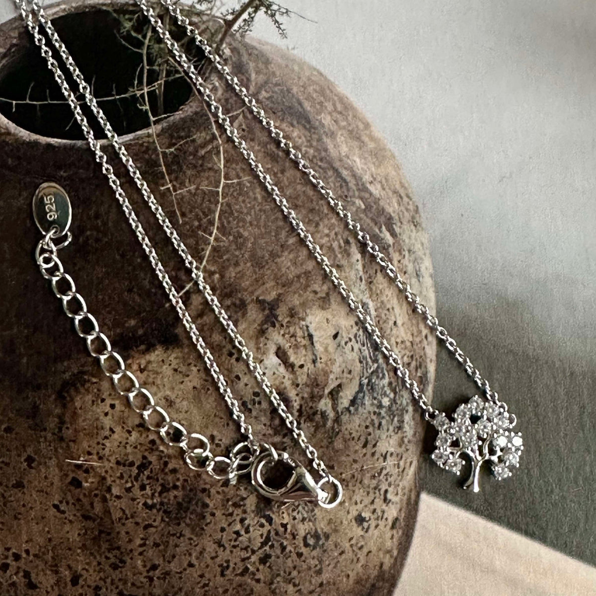 Ketting Sharon - Levensboom – sterling zilver