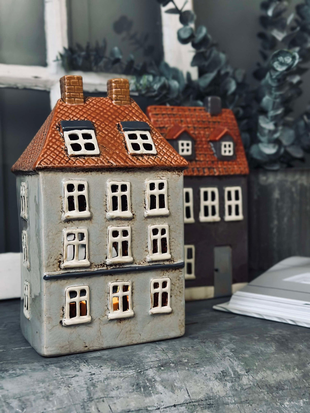 Lichthuis Keramiek - Beige