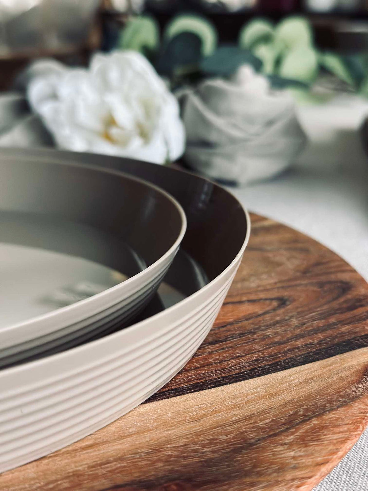 Bord Norma 24cm - Mocca 2 st.