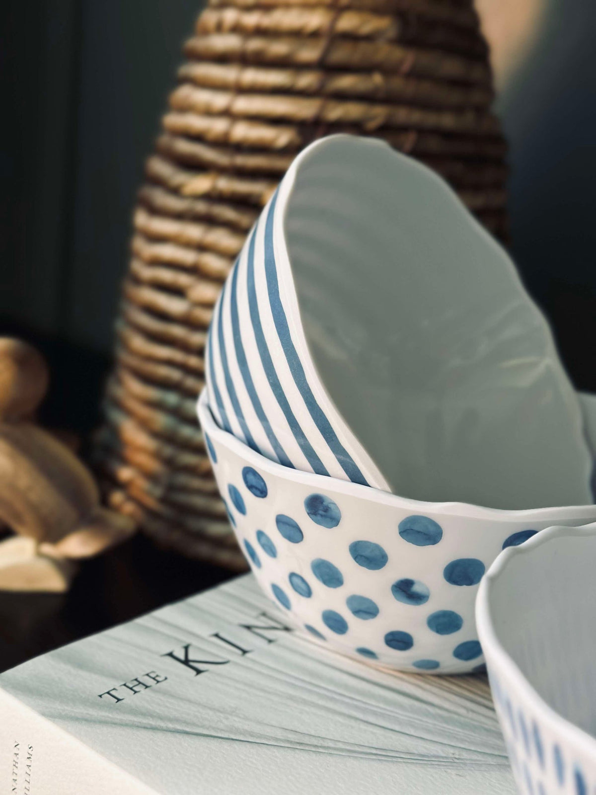 Schaal Blue Melamine - Mix