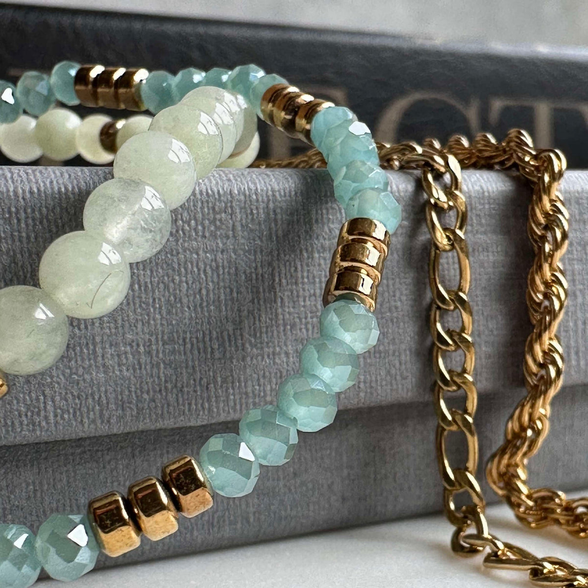 Armband Erika Jade - Set met 4 armbanden