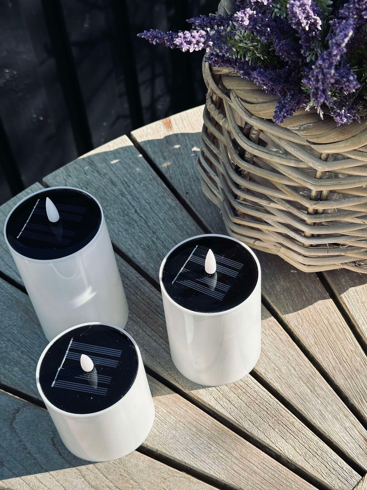 Solar Bellis Blokkaarsen - Set van 3 stuks