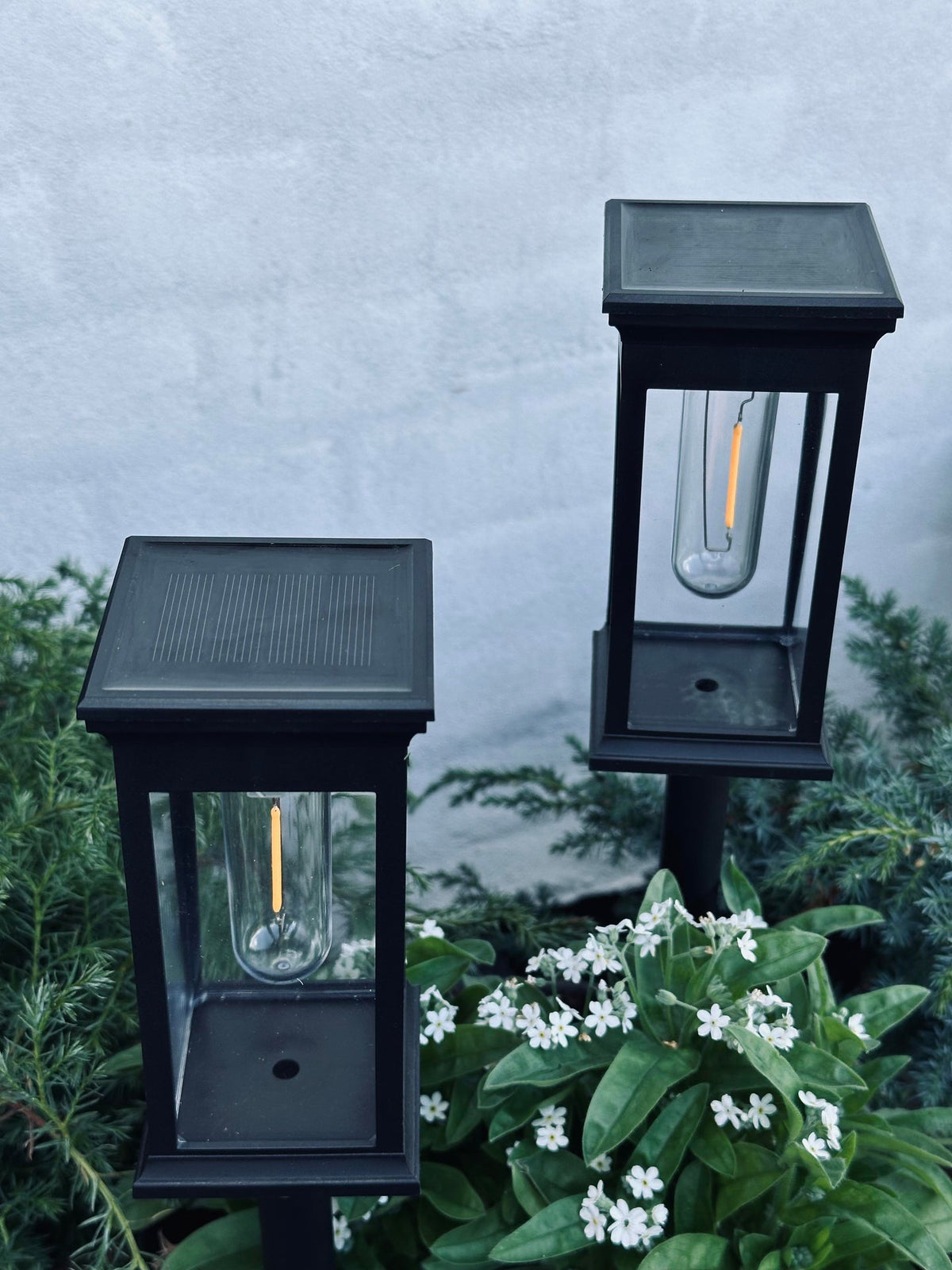 Tuinslamp MIRA op zonne-energie – set van 2 stuks