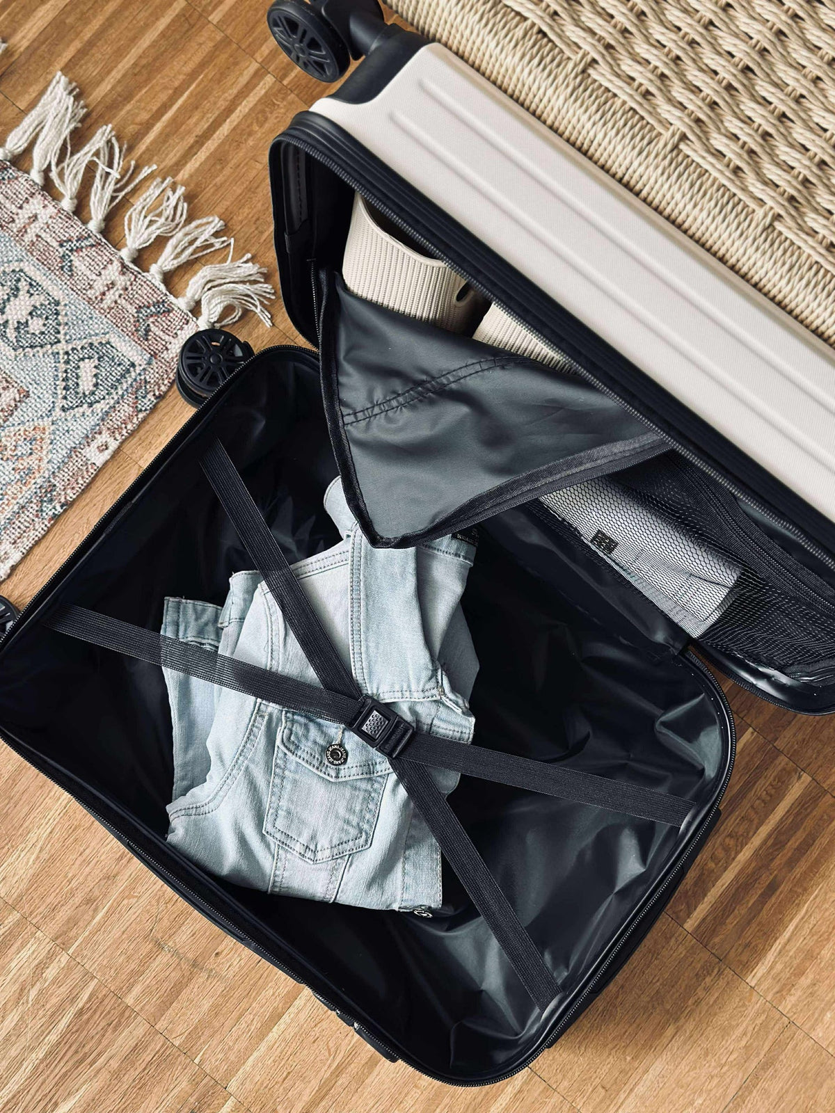 Koffer Trolley - Beige