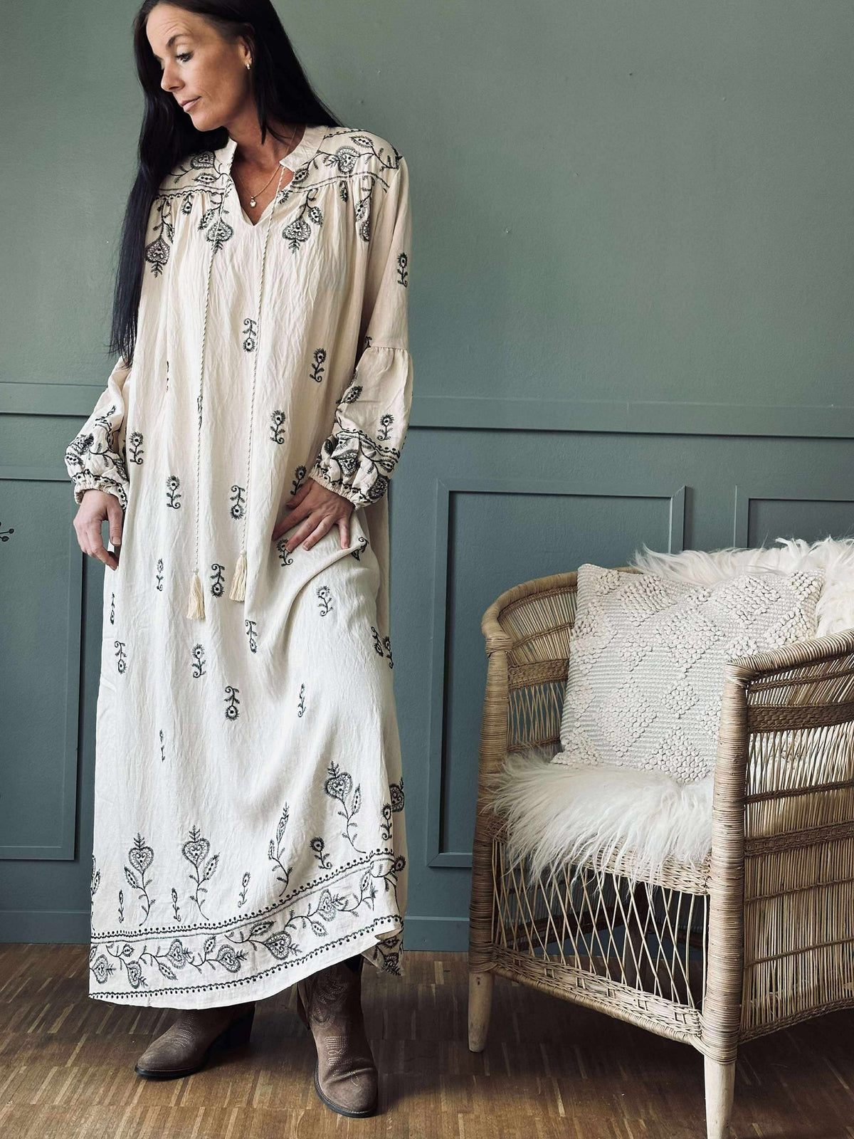 Jurk Embroidery boheme