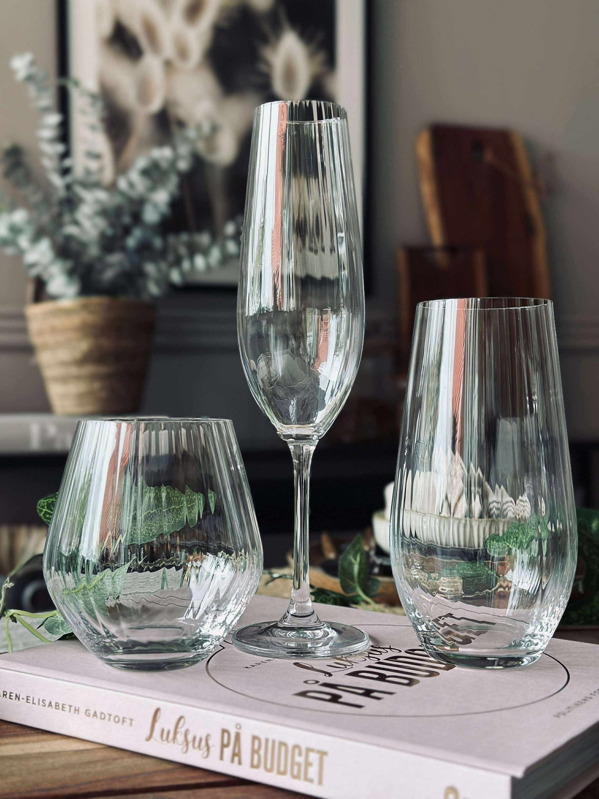 Drinkglas Hoog CRYSTAL - Set van 2 stuks.