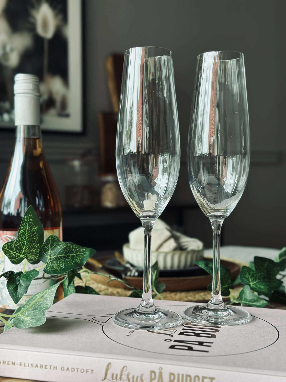 Champagneglazen CRYSTAL van 2 stuks