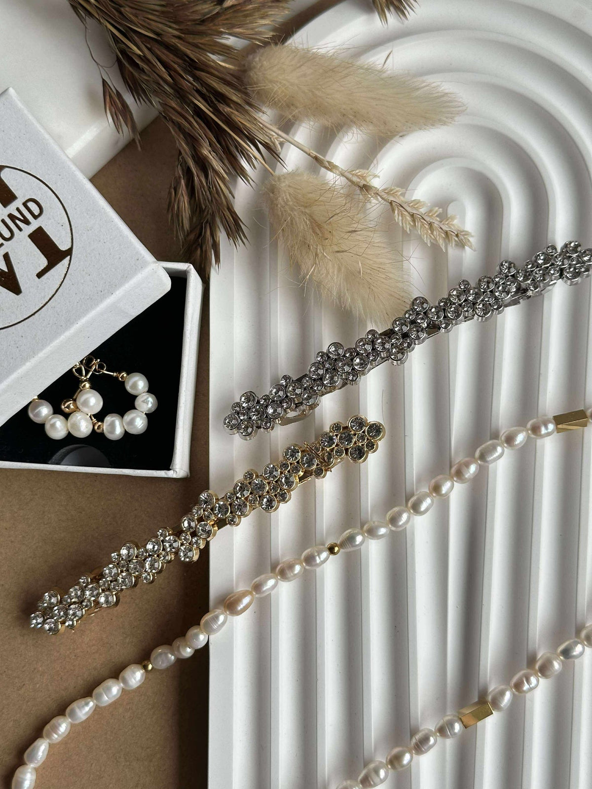Haarclip Leonora gold