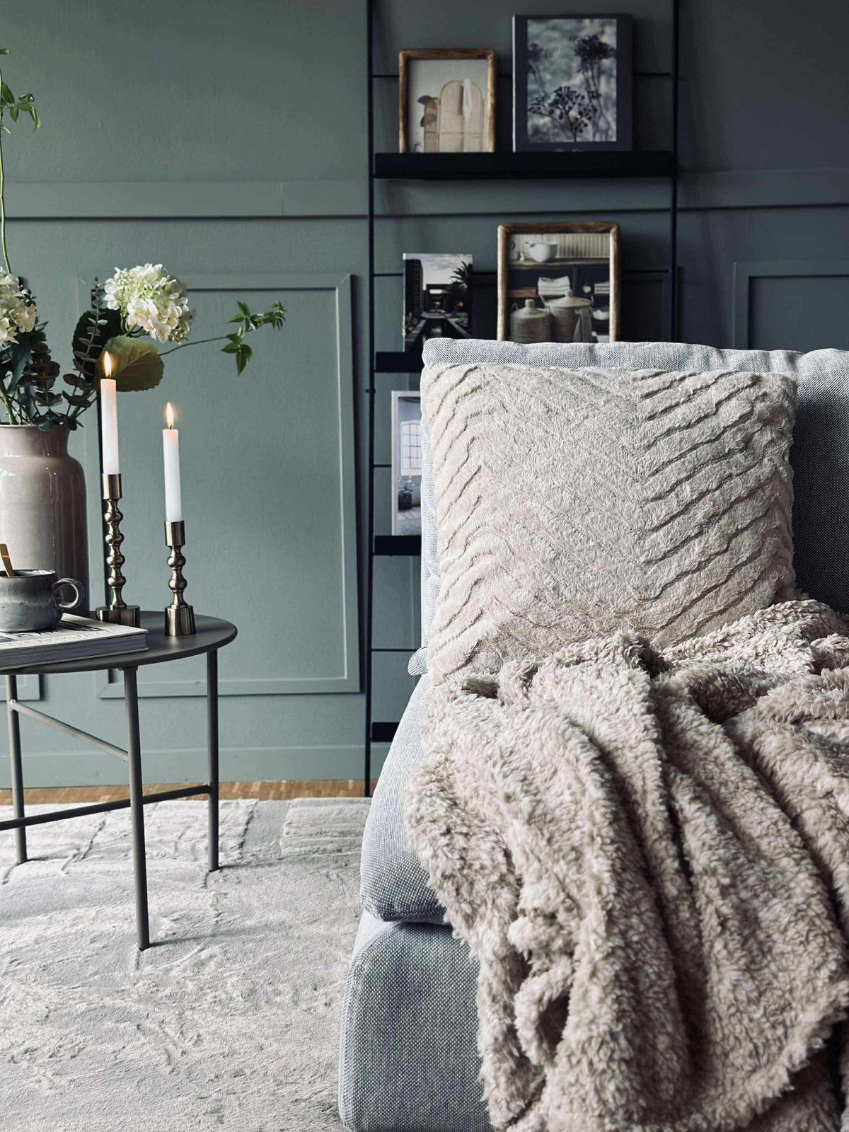 Sierkussen met vulling - Beige