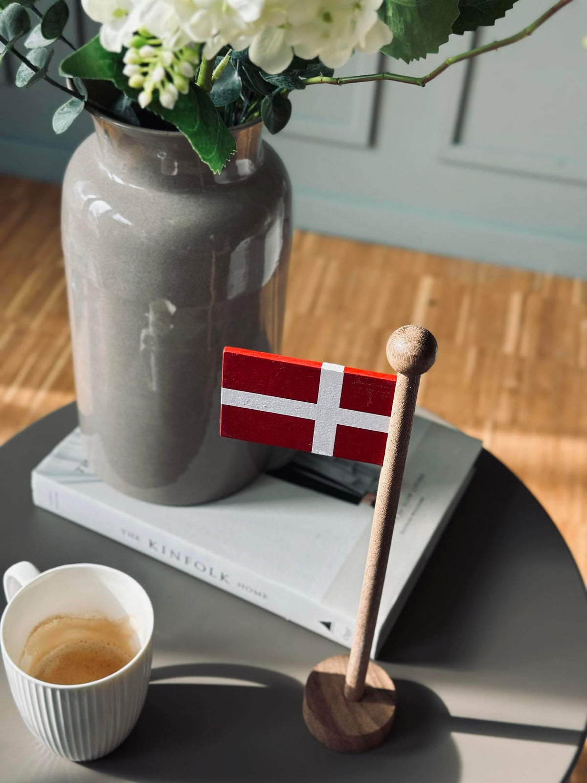 Vlag Dannebrog wood - Meerdere maten
