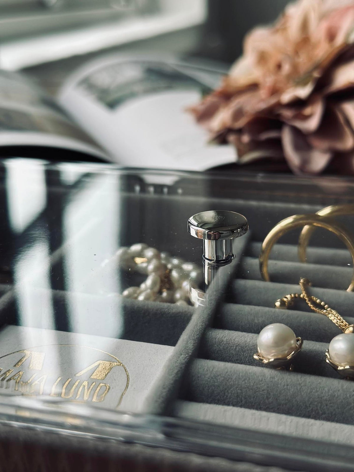 Sieraden opbergdoos met deksel