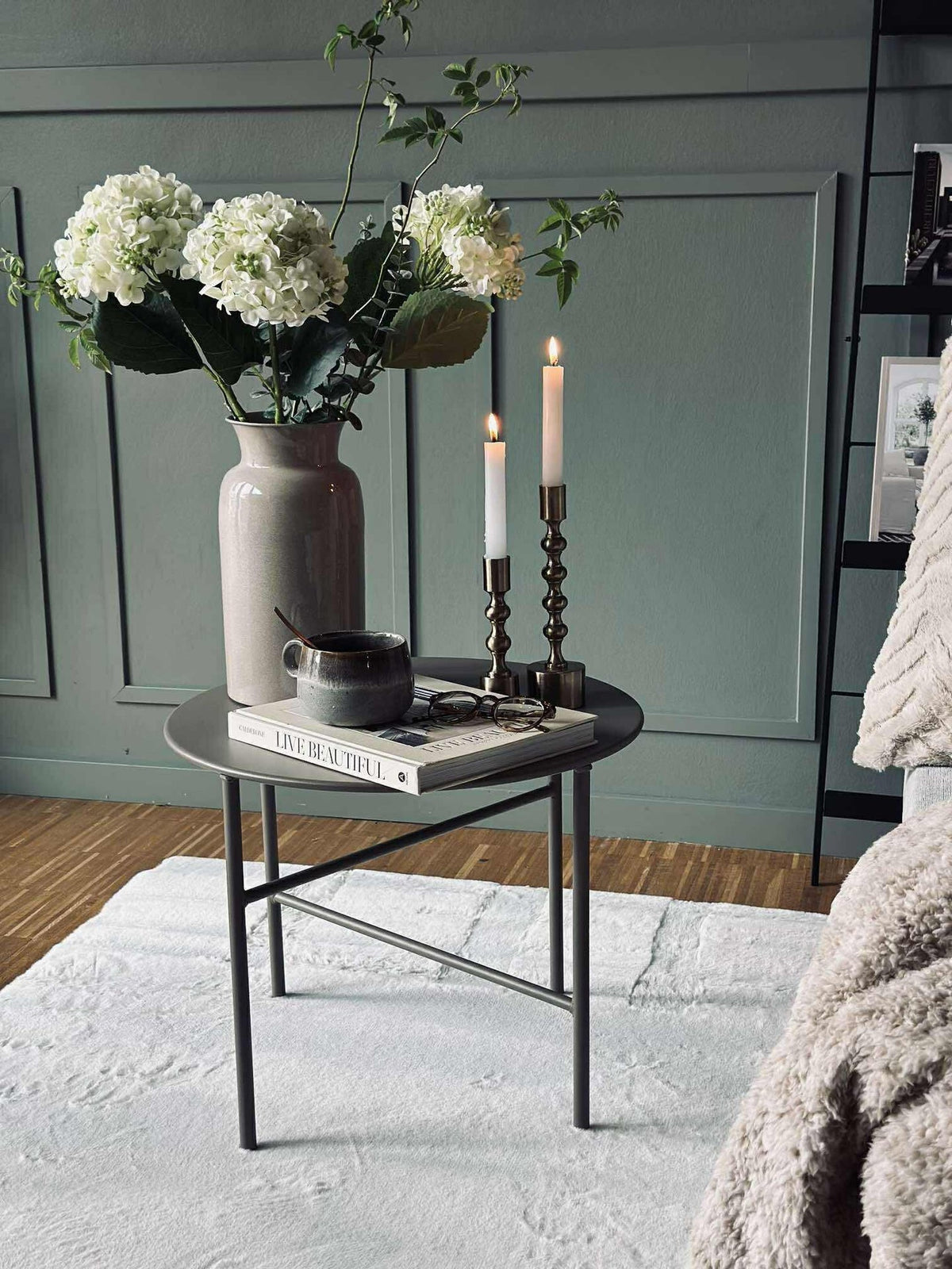 Vloerkleed Plys white