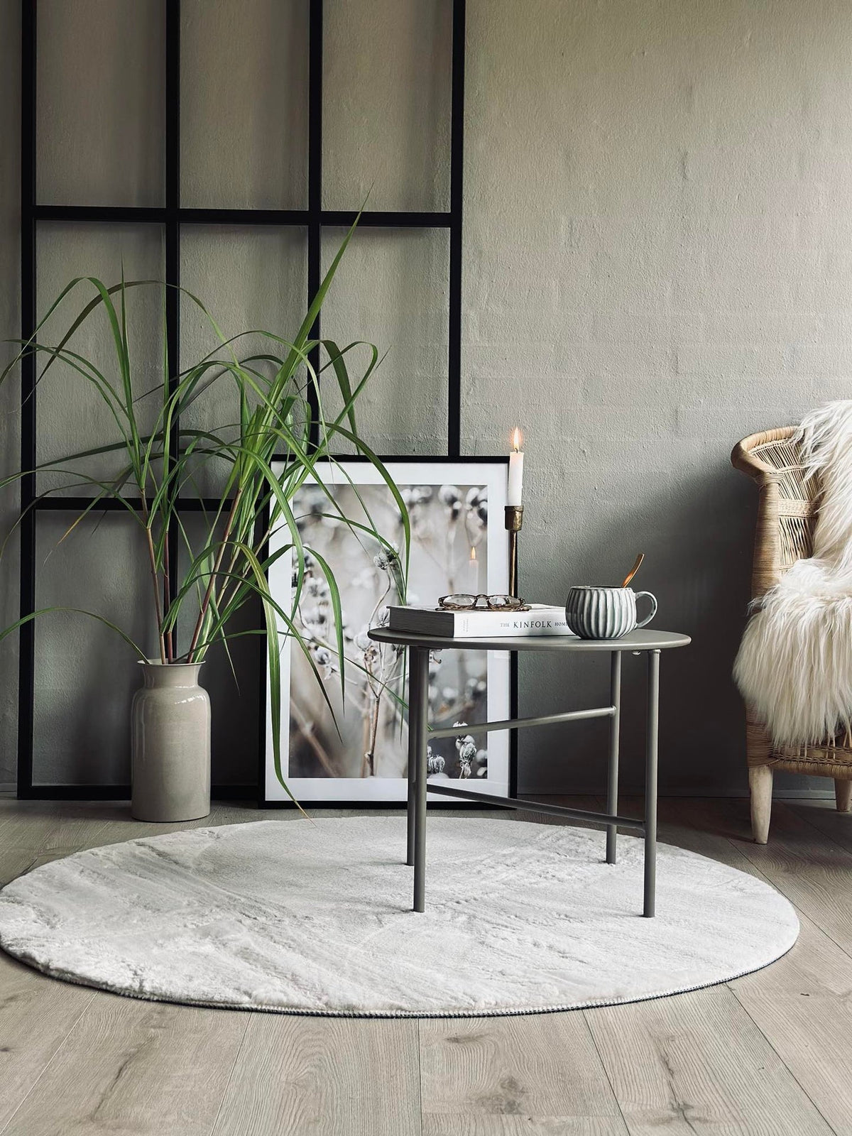Vloerkleed Pluche - Beige
