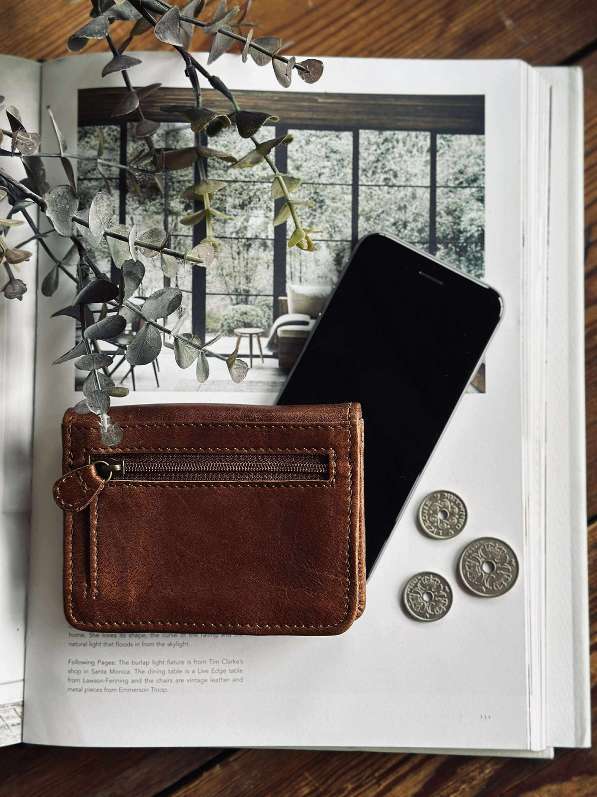 Portemonnee Small URBAN Walnut