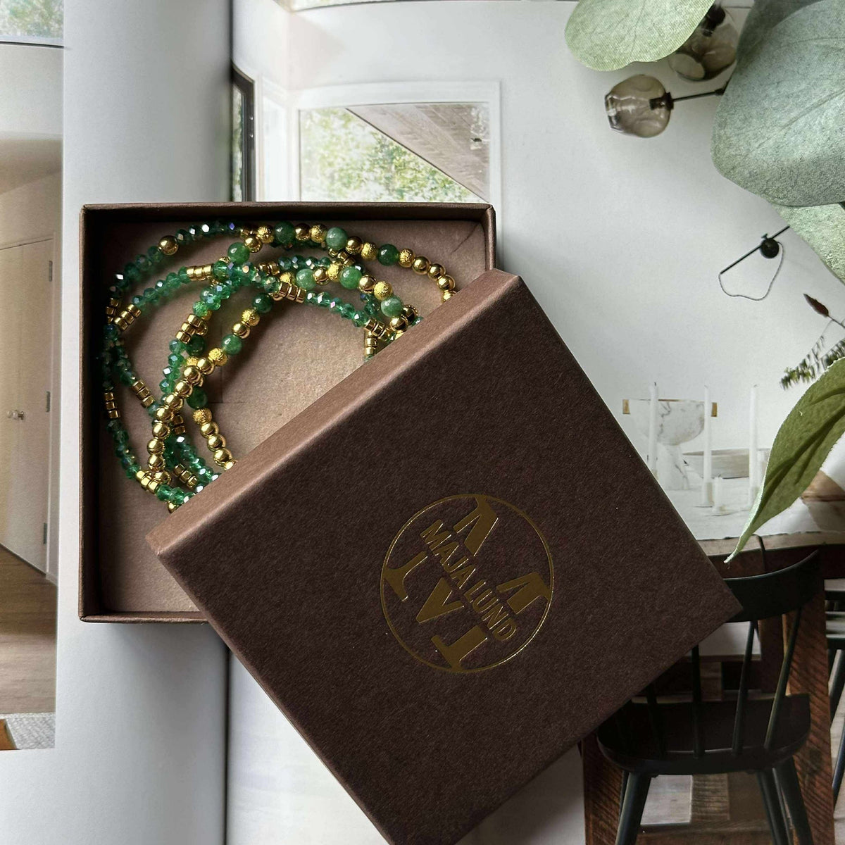 Armband Ofelia Emerald - Set met 5 armbanden