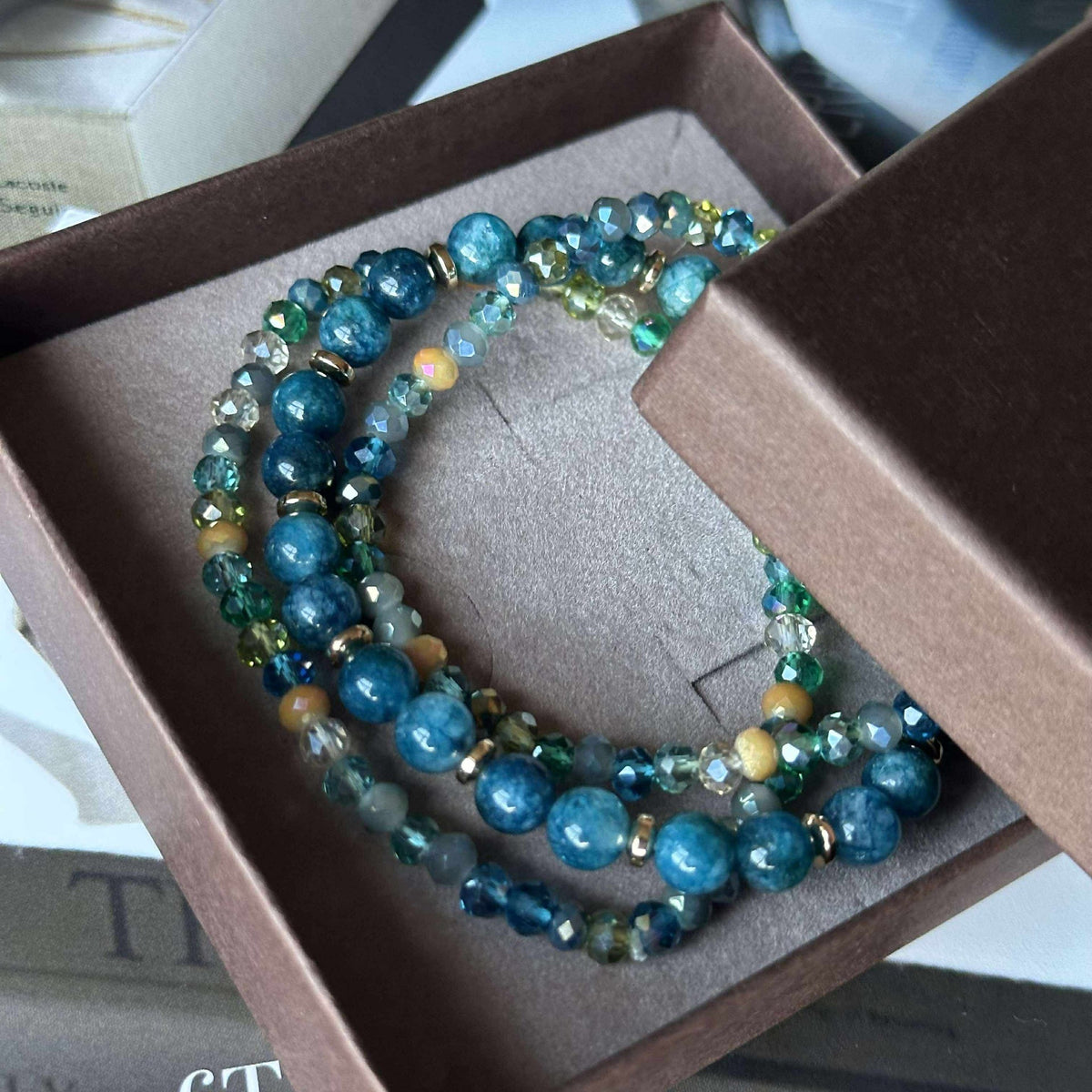 Armbanden Luna Sea Green – Set van 3 stuks
