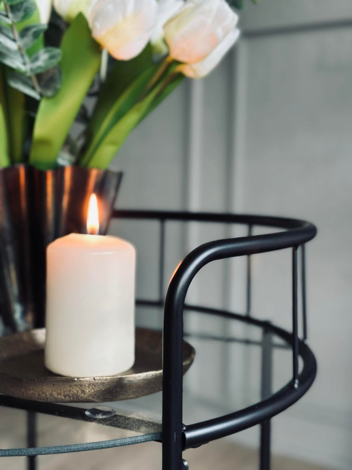Serveerwagen black