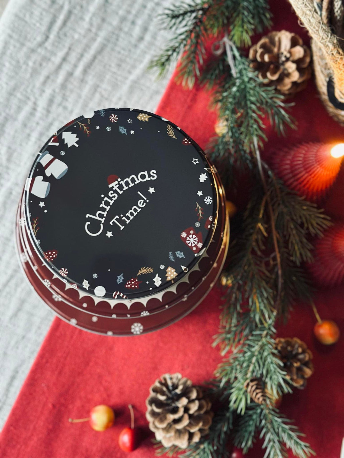 Koektrommels Kerst - Set van 3 st.