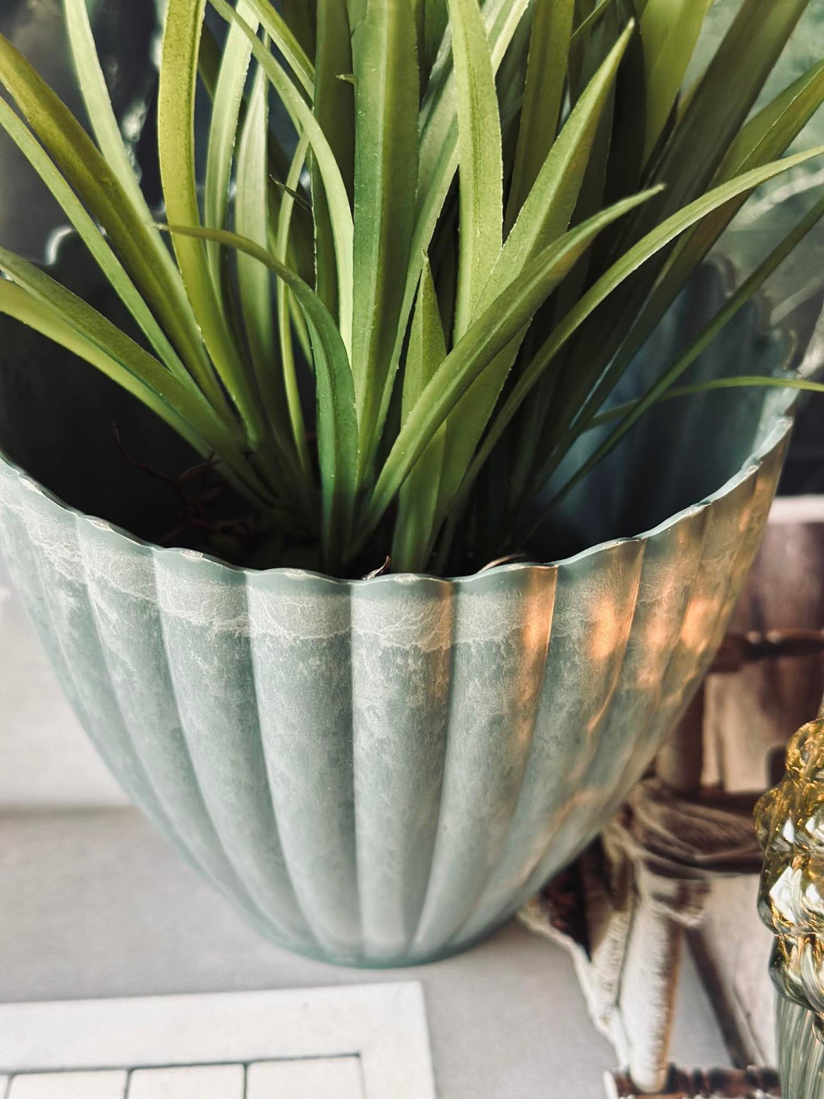 Pot in betonlook
