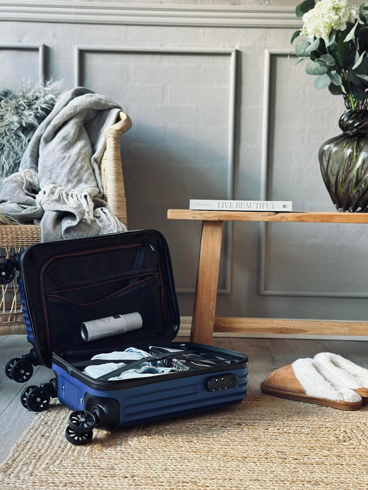 Koffer Trolley - Blue
