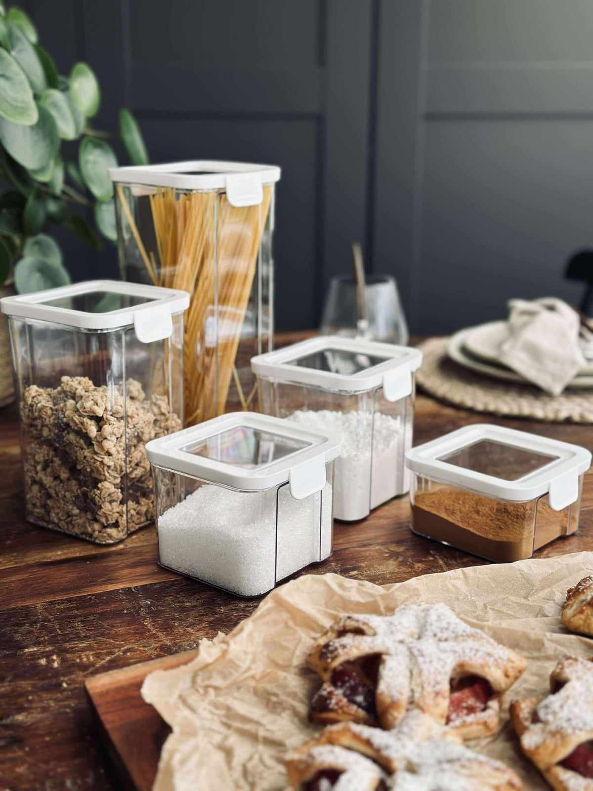 Opbergdozen – Set van 5 st.