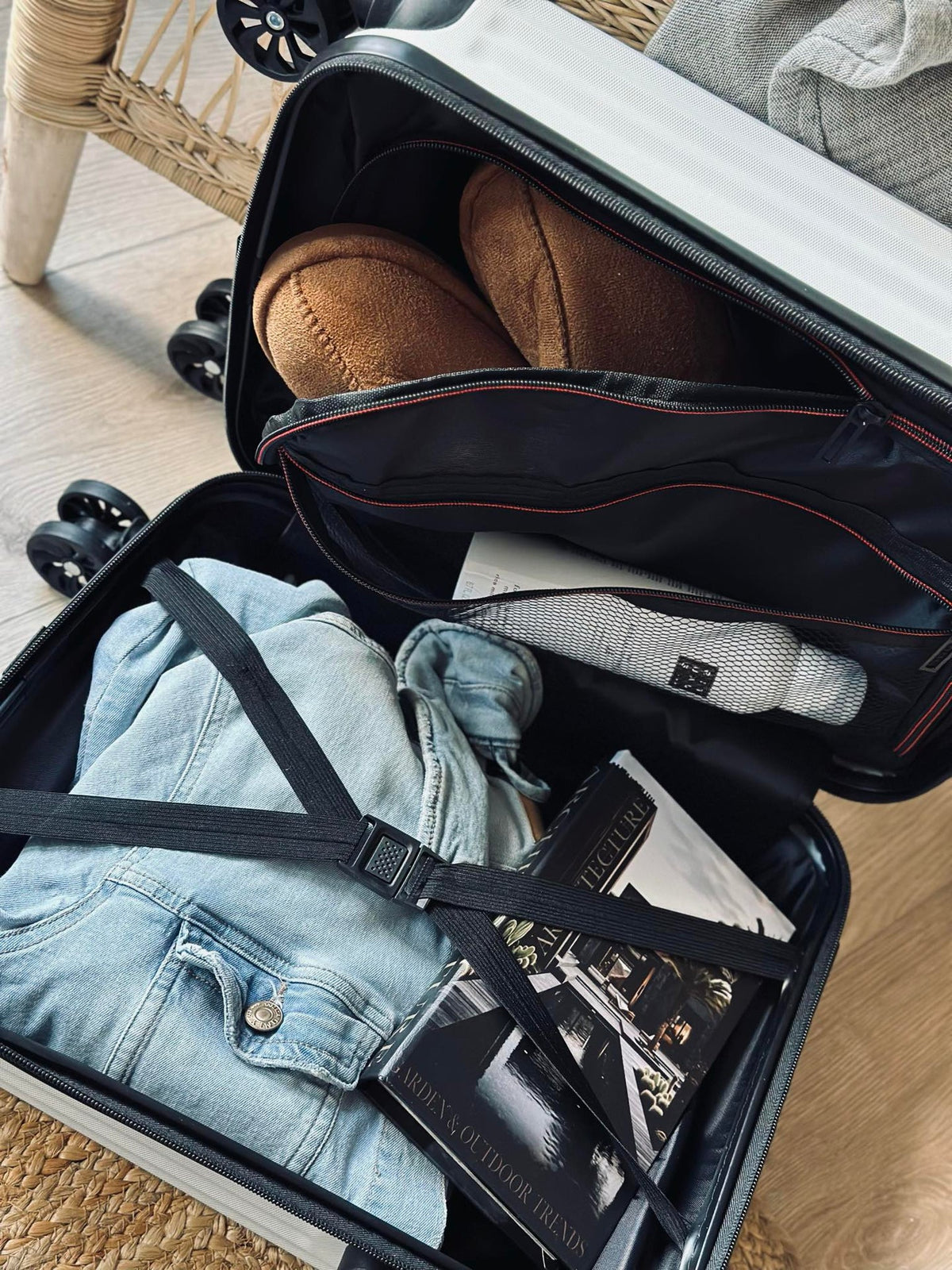 Koffer Trolley - White