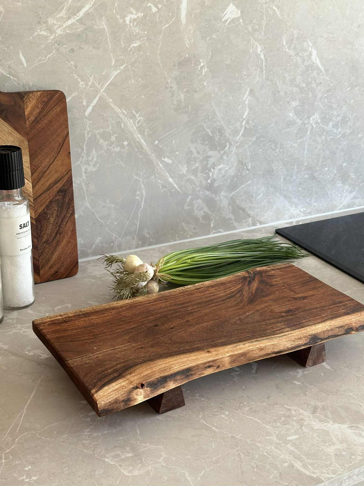Serveerplank met poten - 40cm.